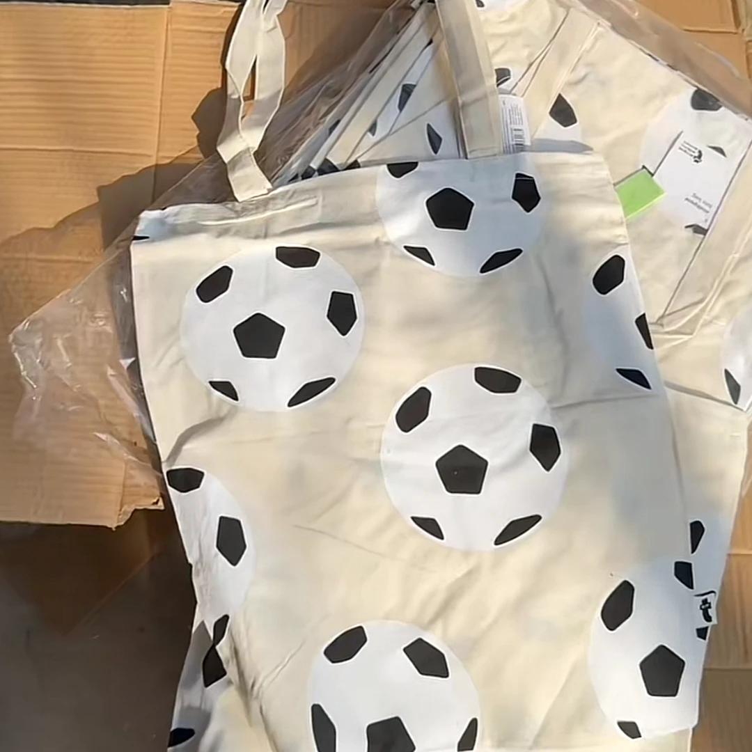 10月23号发2个！足球帆布袋35X40CM NO.退.NO换