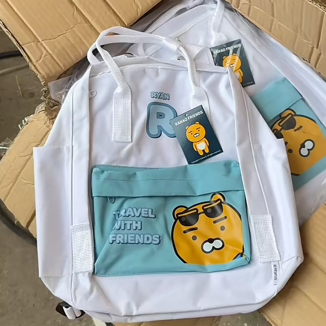 卡通小熊双肩包背包25X38CM