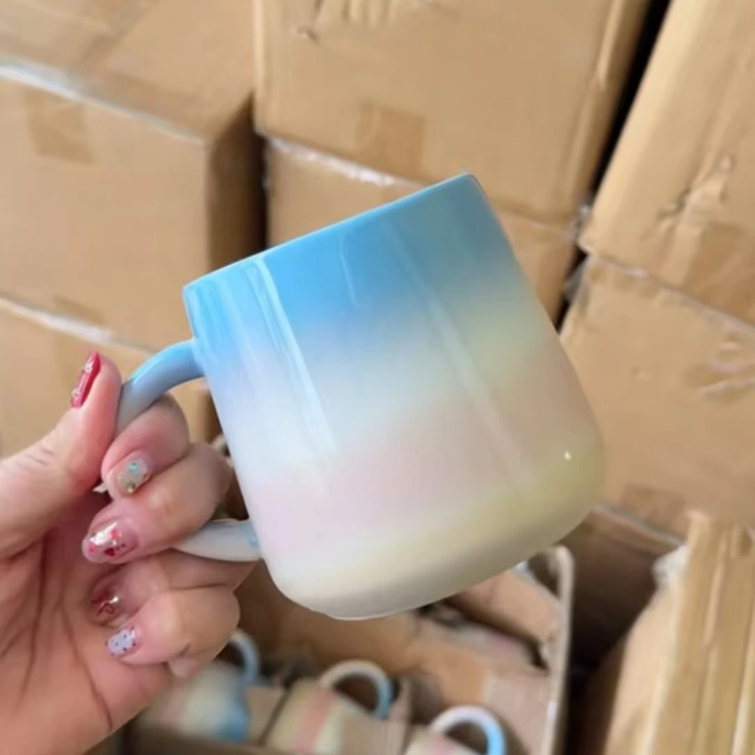 10月23号清发2个！渐变陶瓷杯  NO.退.NO换