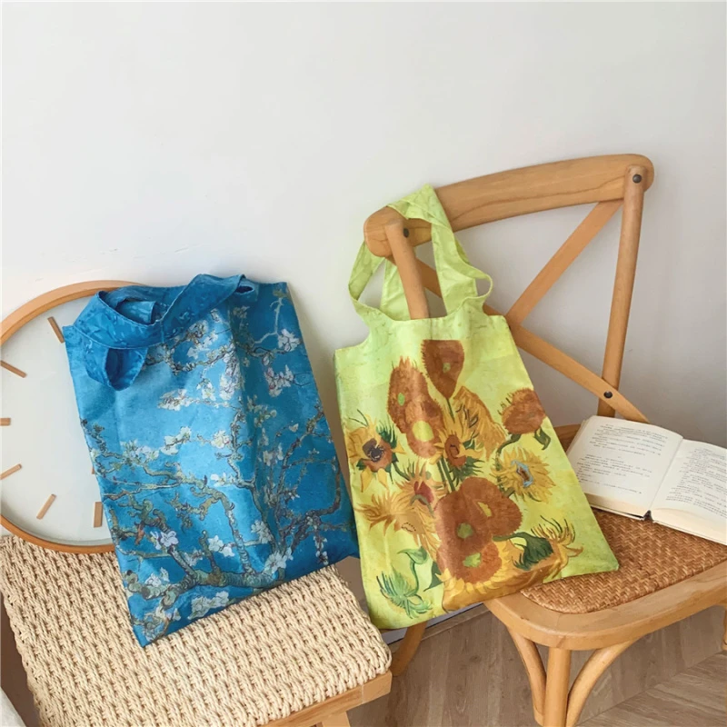 3月4号一122号发2个！折叠油画购物袋