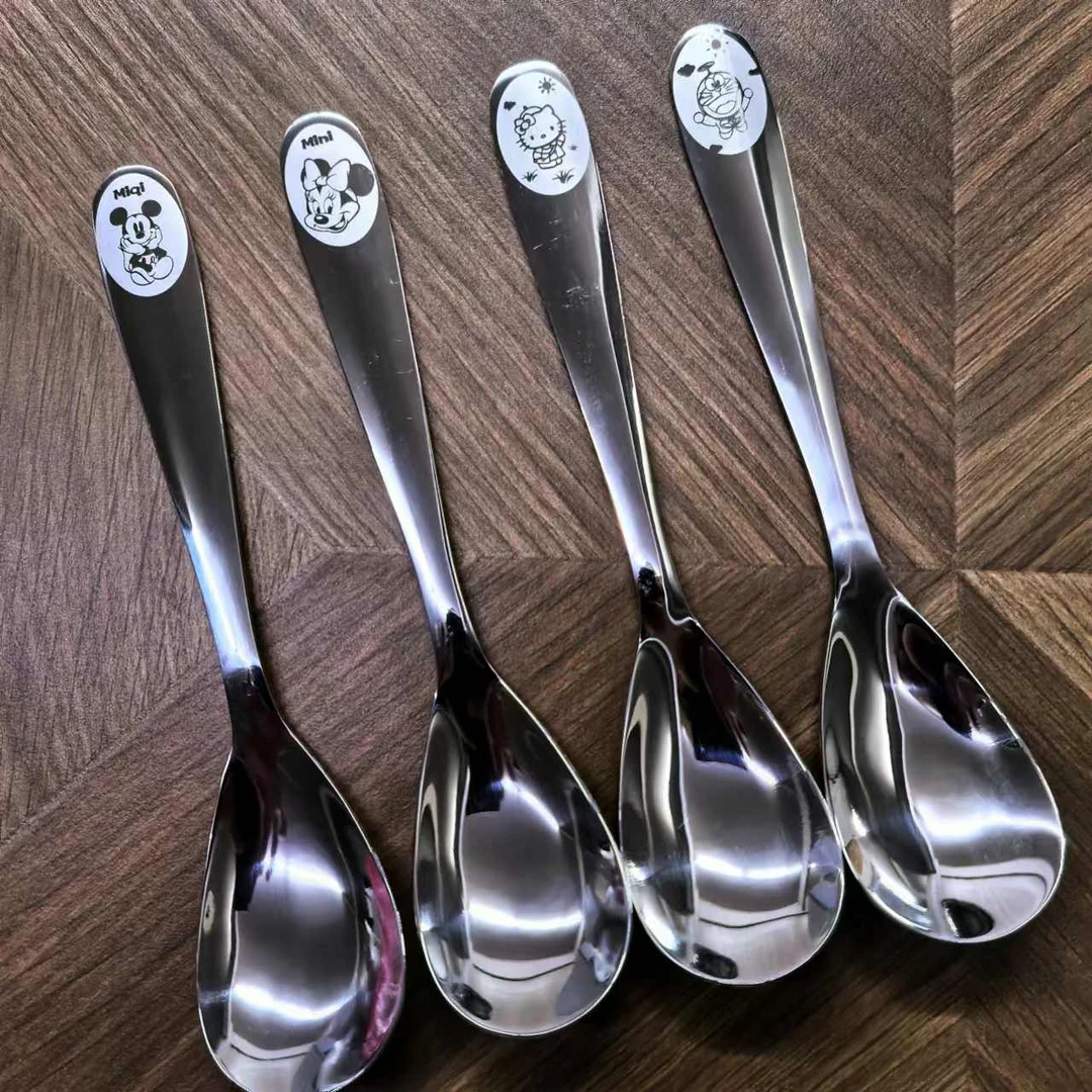 【迪家】天花版水滴勺经典卡通版2套野餐餐具【汤姆粉丝专属】2024新