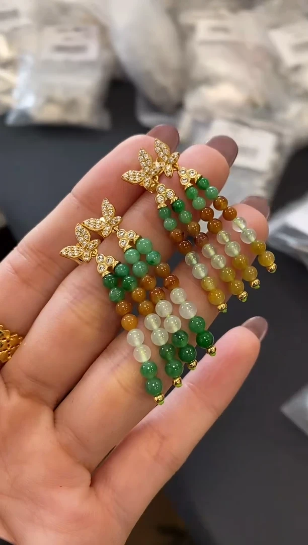 【闪购商品】翡翠耳饰未镶嵌多样性一件发货