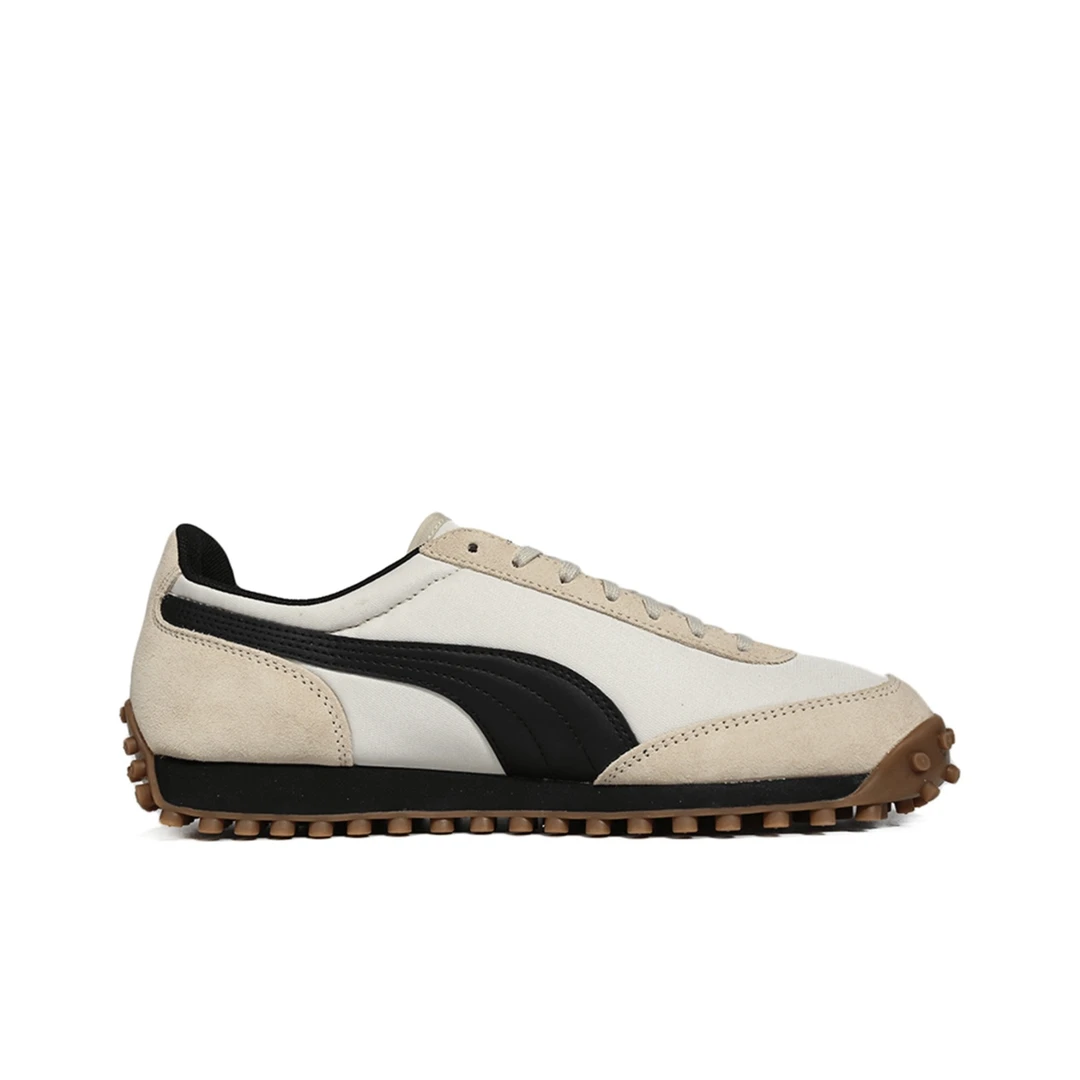 彪马/PUMA FAST RIDER米白色黑色阿甘鞋男女板鞋休闲鞋 371082-03