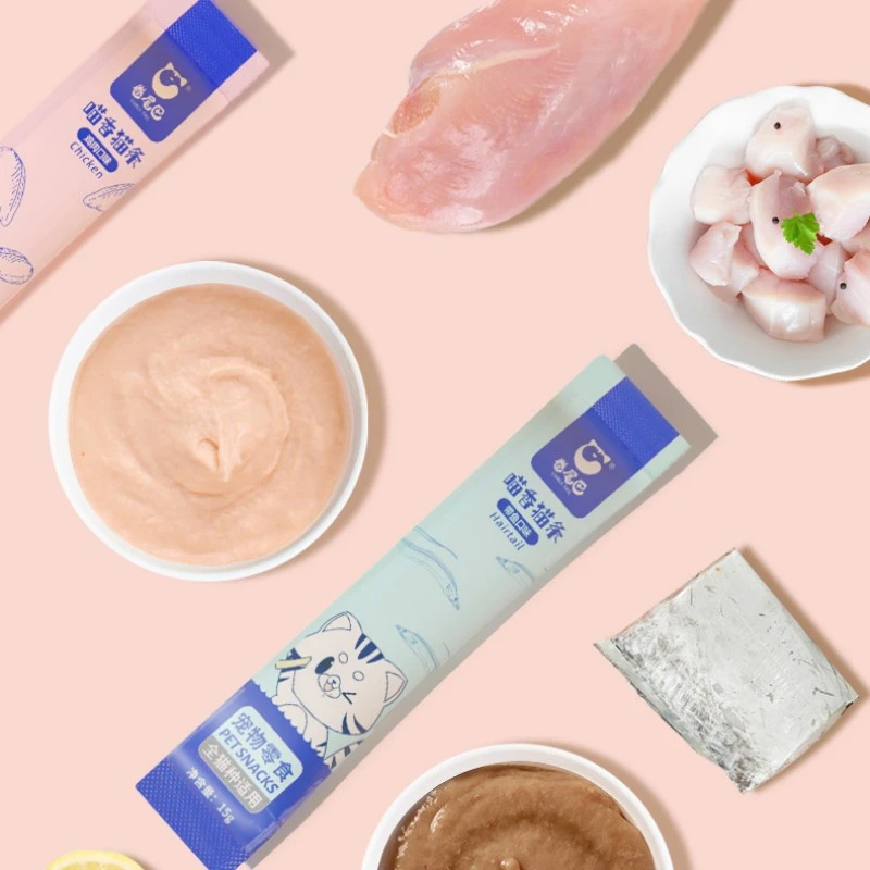 喵香猫条0胶0谷0诱食剂卷尾巴猫条15g*30支成幼猫零食营养增肥