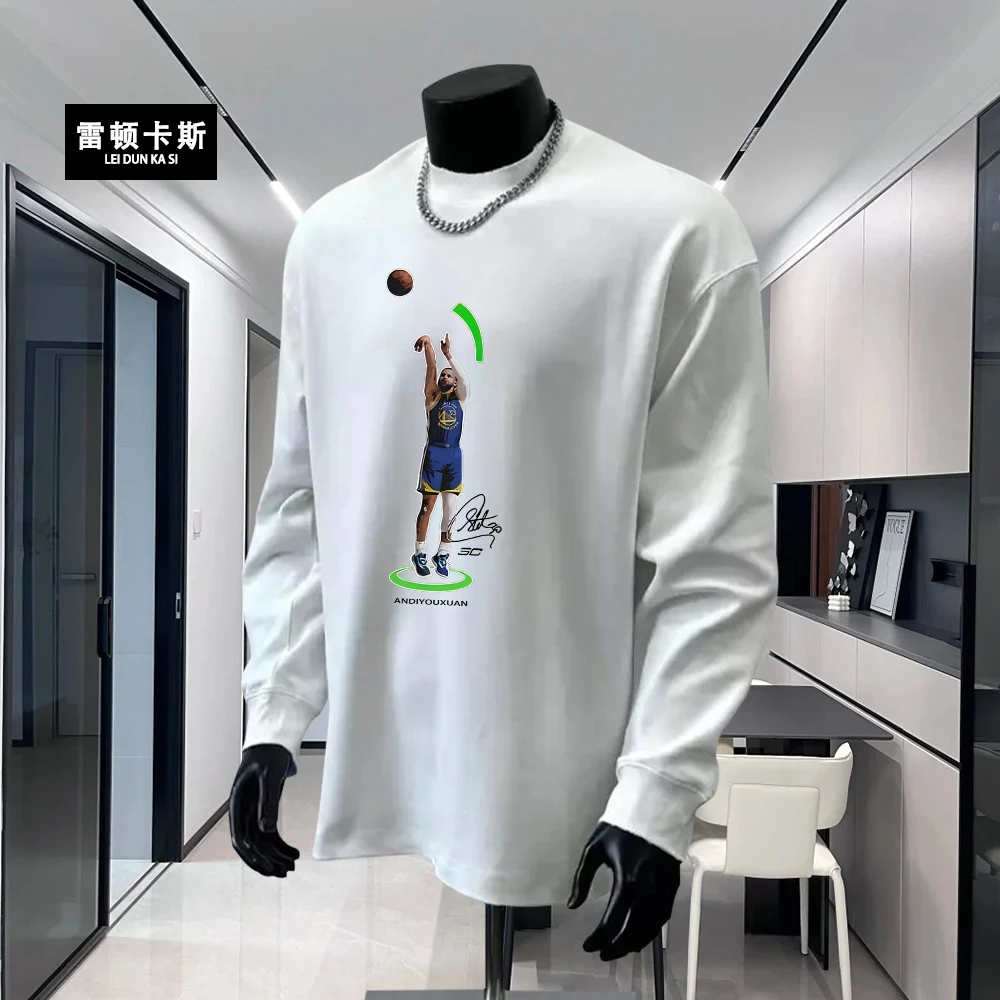 深惠南新疆长绒棉秋冬新品男女纯色长袖T恤透气舒适打底