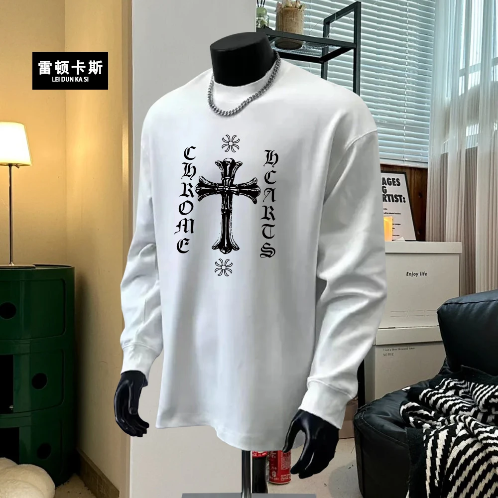 深惠南新疆长绒棉秋冬新品男女纯色长袖T恤透气舒适打底衫