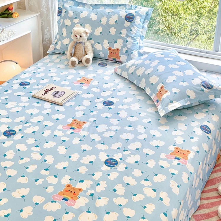 三件套斜纹透气柔软舒适尺寸标准1.6*2.1直播间挑花型