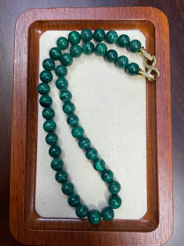 10mm 孔雀项链  圆珠项链 多样性发一 达人