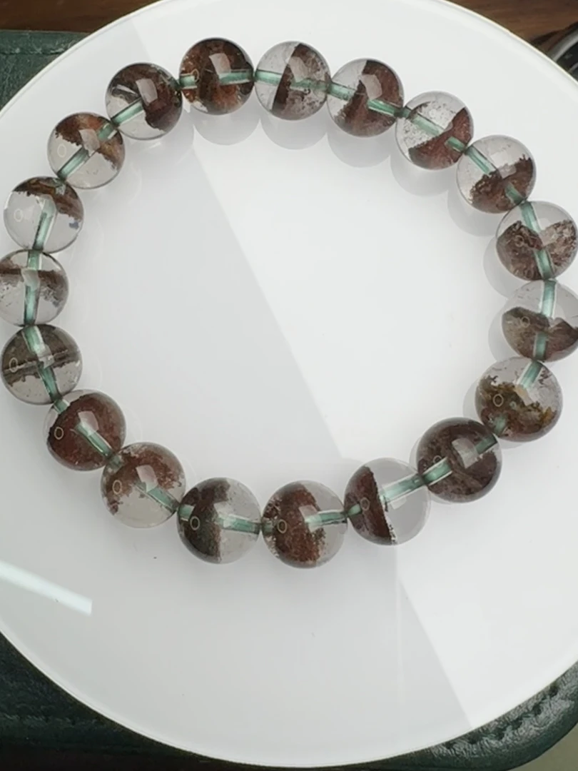 【艺品堂】9-10mm 绿幽手链 圆珠手链 多样性发一