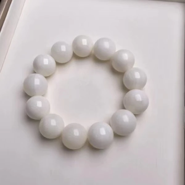 15-16mm车车手链-白-白-圆珠 