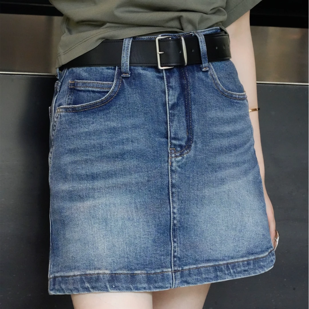 POPULARYW【小城夏天】Z·R上品屋 日常百搭牛仔休闲半身短裙