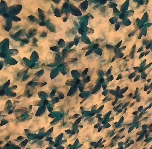 【复古夏花.贡缎棉】新款复古夏花贡缎棉绵绸1，不支持七天无理由