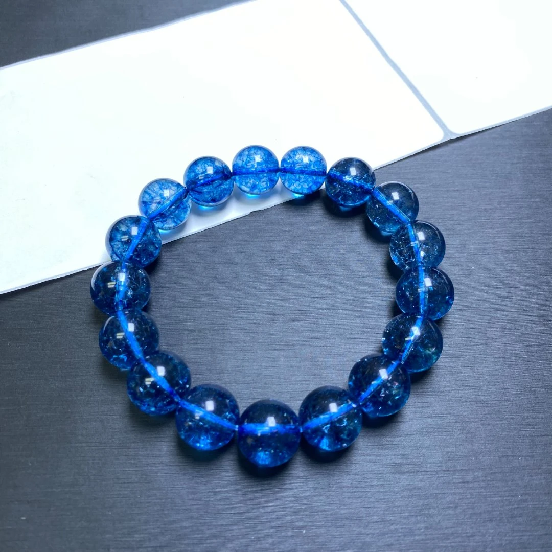 【宏泰】F124蓝幽12M彩色时尚手串女饰品首饰/多样性发一