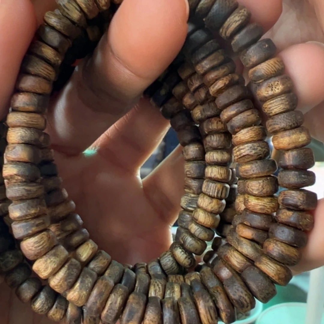 【闪购商品】沉香手串乌身算盘珠4g+单圈多样性发一条