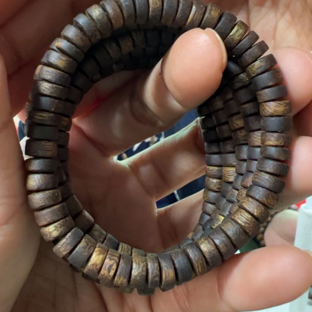 【闪购商品】沉香手串乌身片珠4g+单圈多样性发一条