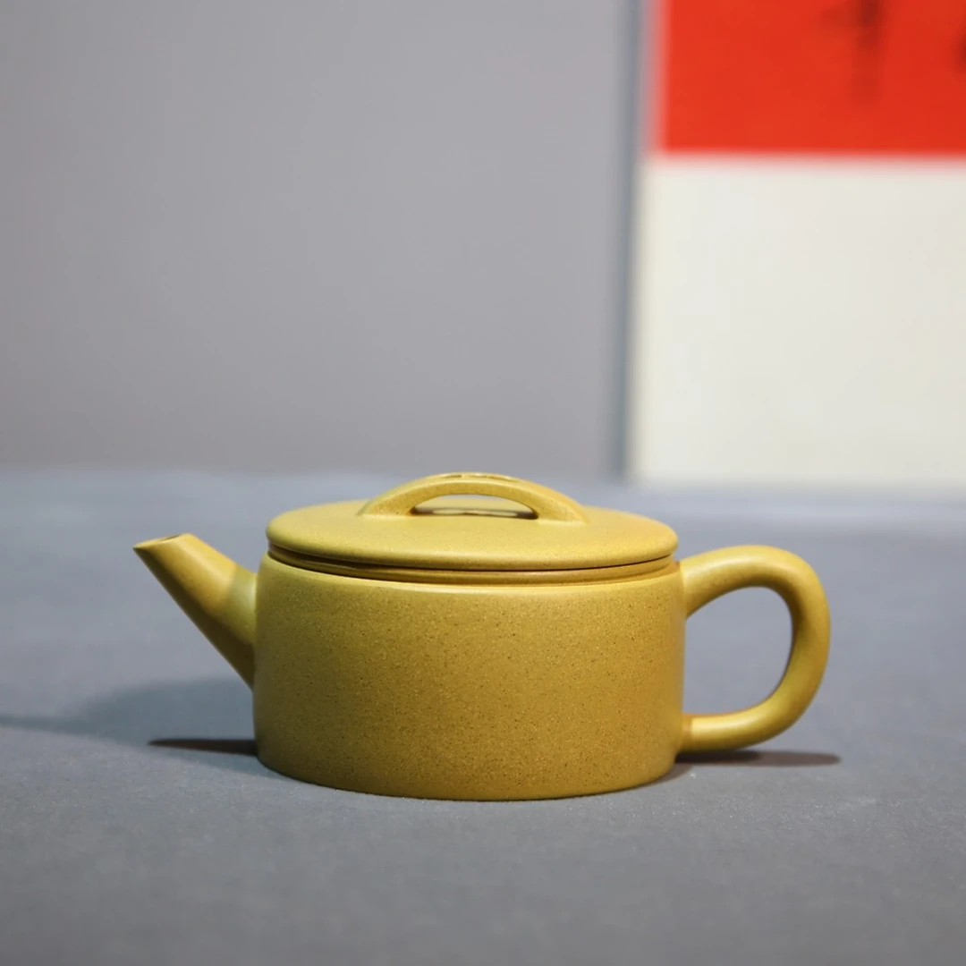 《汉瓦壶》 蒋蒋手制半手工汉瓦壶原矿黄段泥约200毫升小品壶超好用