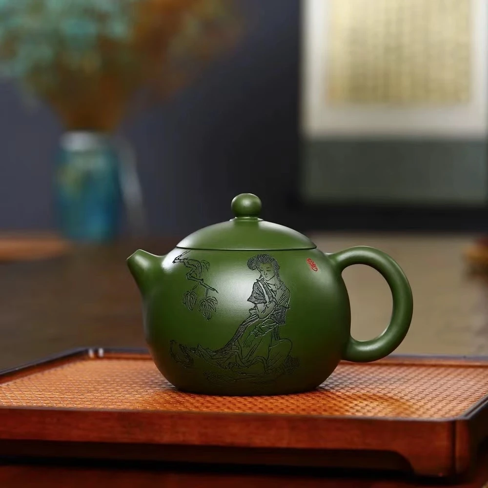 最美西施翡翠绿泥范建新（爽）