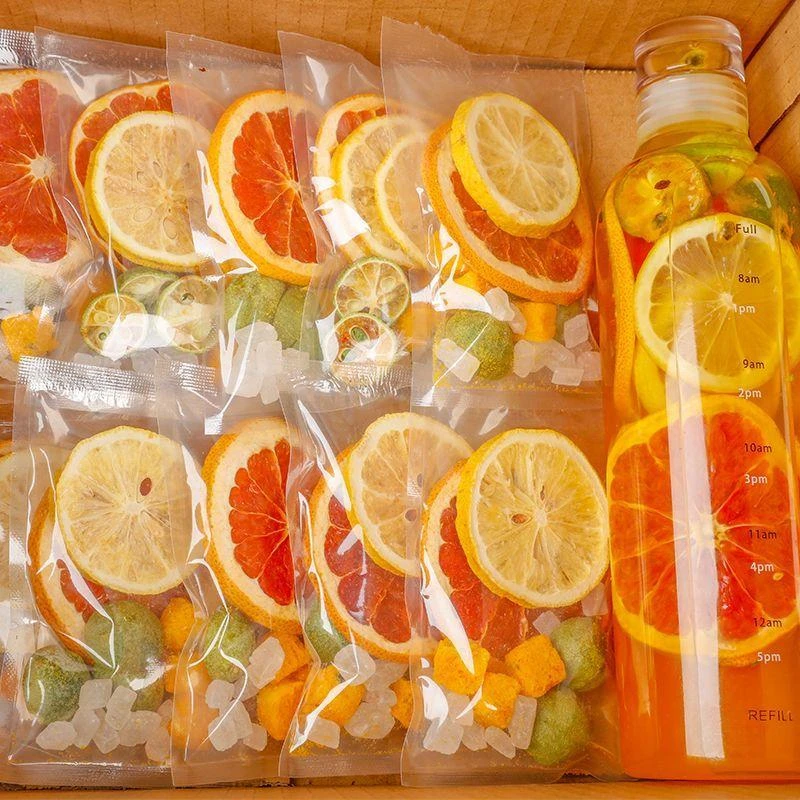 西柚青桔柠檬百香果茶独立包装金桔水果茶冷泡茶蜜雪夏日冰城团购