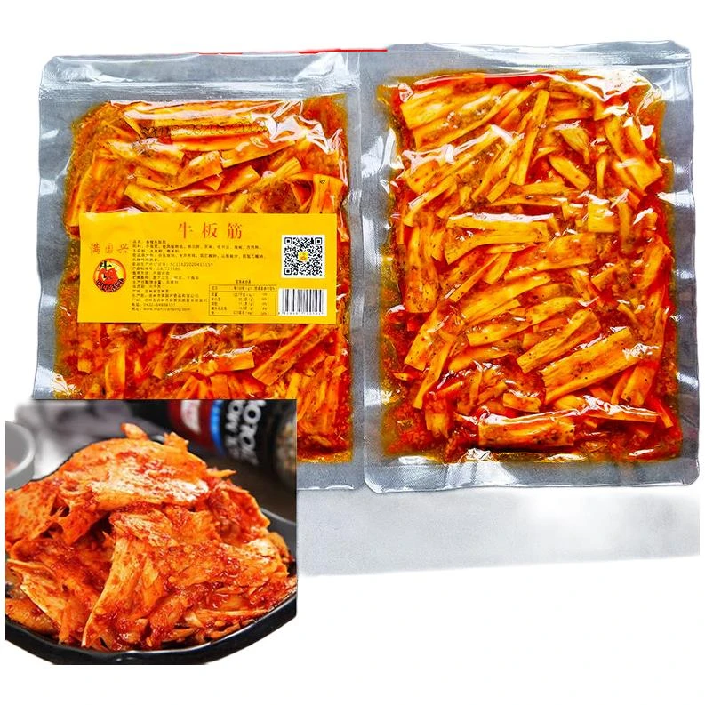 延边正宗特色牛板筋包邮朝族特产风味条状香辣甜辣烧烤