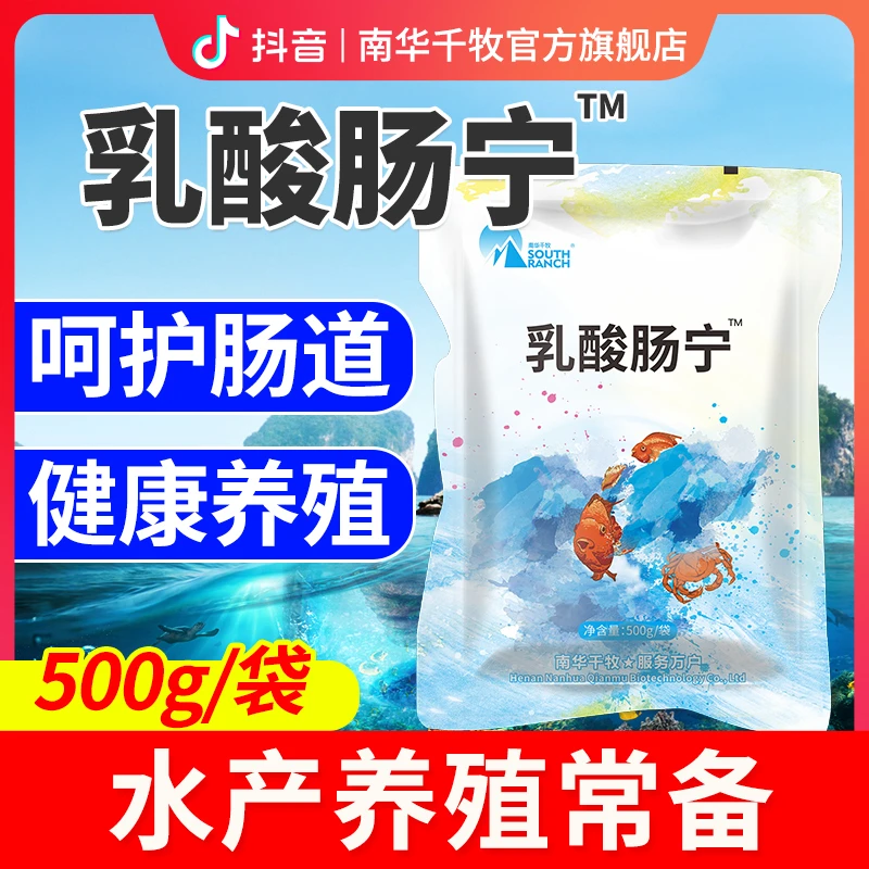 【南华精选】乳酸肠宁 鱼虾蟹龟蛙鳖蛙鱼池 水产养殖肠鱼塘袋装搅拌