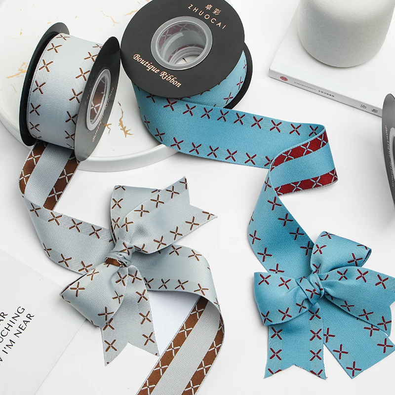 4厘米罗纹带蝴蝶结装饰丝带礼物包装彩带手工diy包边缎带服装辅料