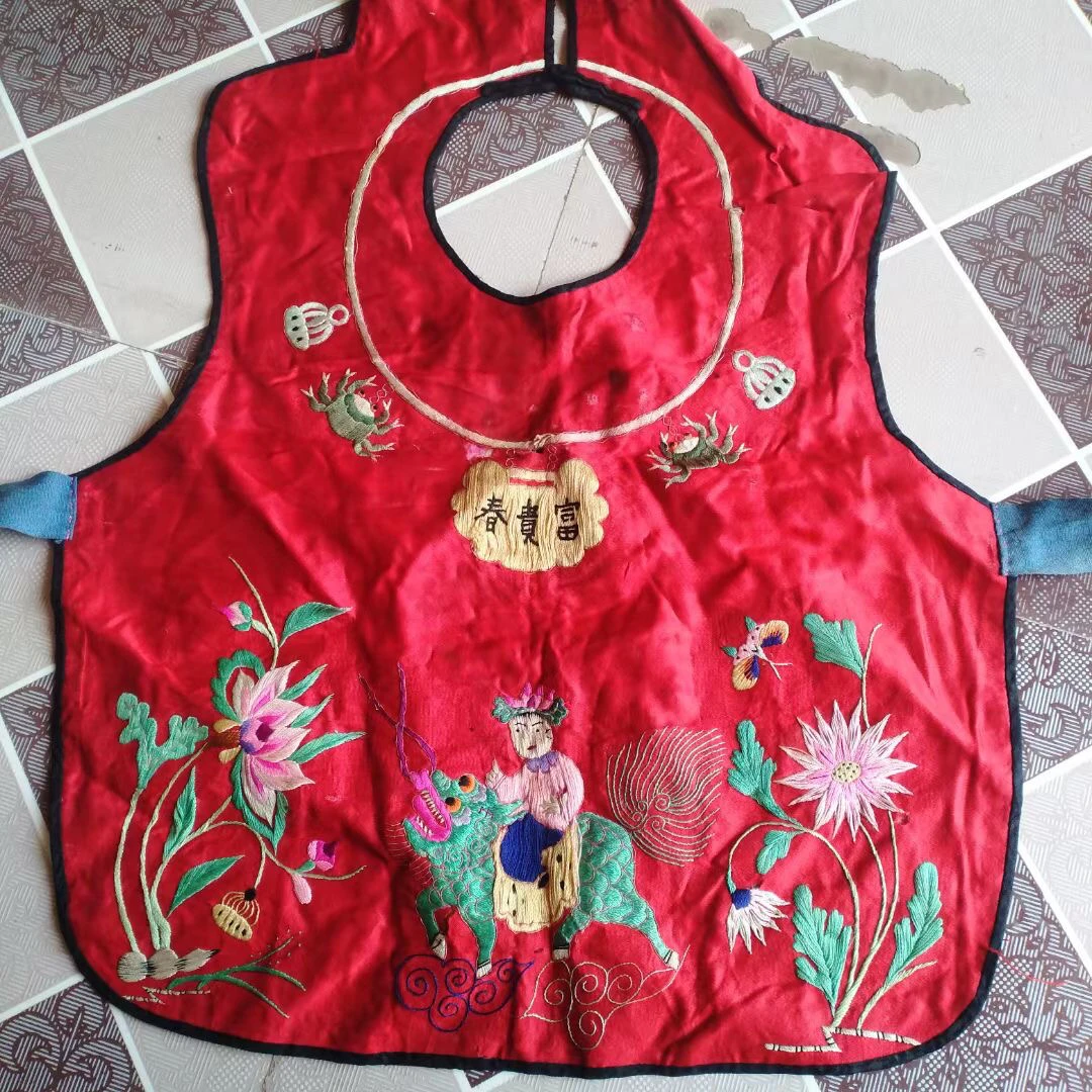 道囍家老绣片专拍