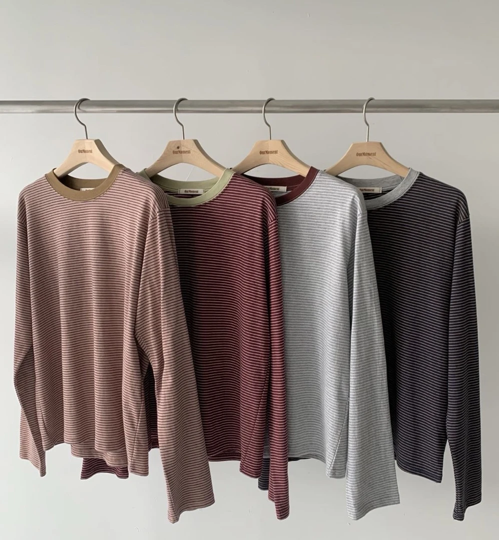 东大门正品our-细条纹长袖T（no退no换）2508109