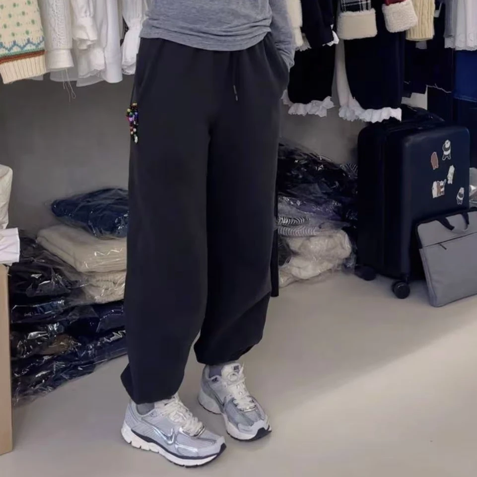 东大门正品po-收口加绒卫裤（no退no换）2508332