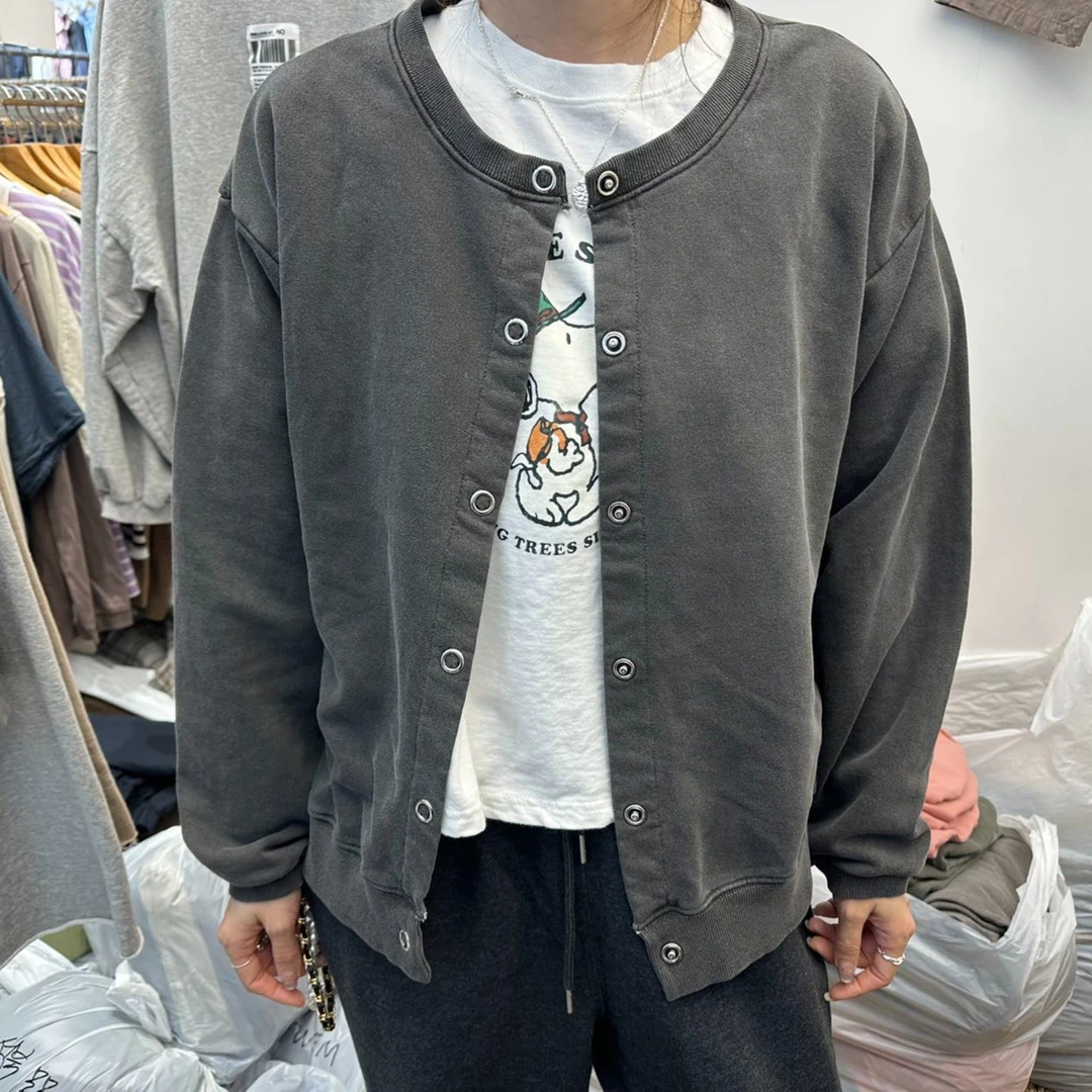 东大门正品-BO按扣开衫（no退no换）2508447