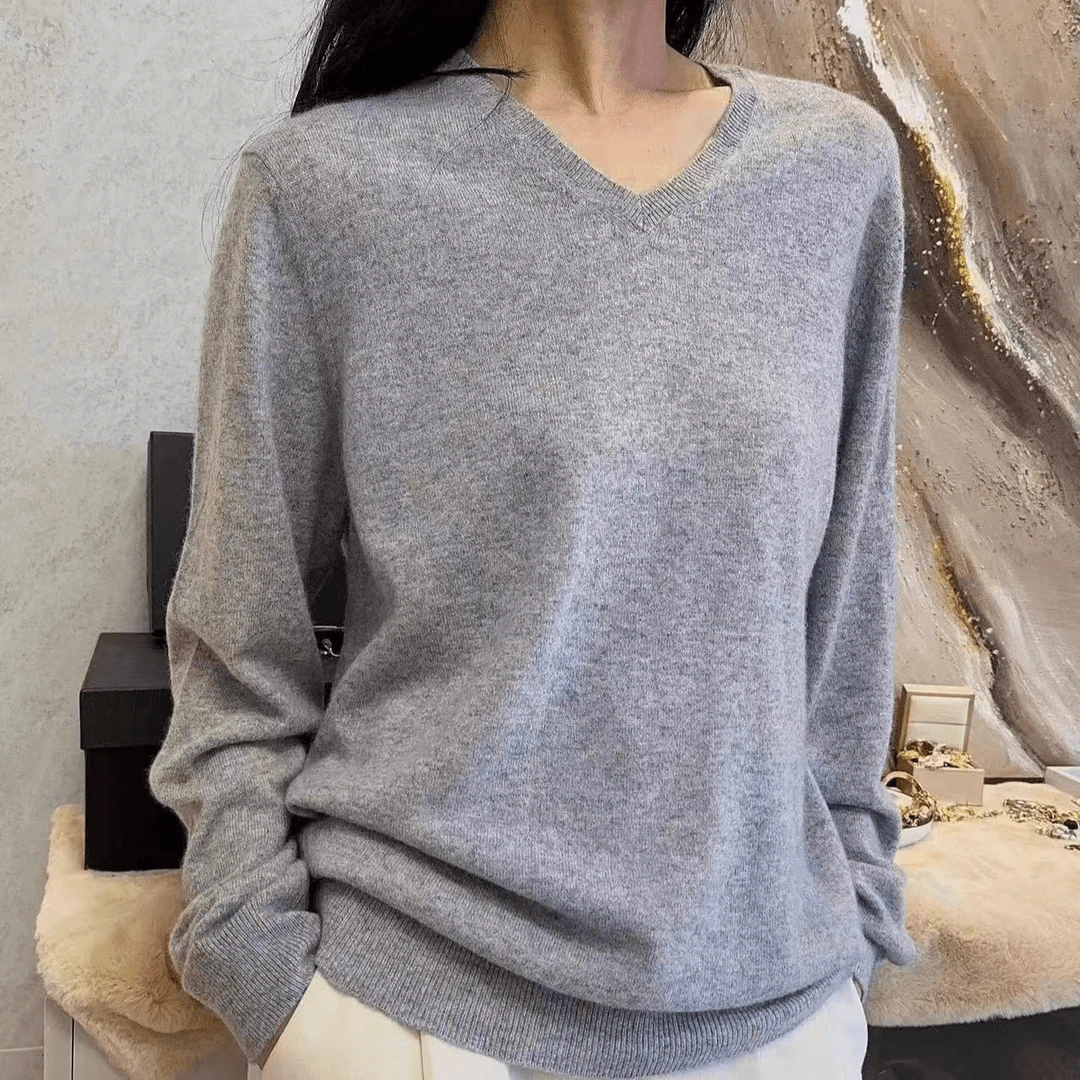 【L-P】24新款秋冬气质显瘦休闲长袖针织衫7541-243