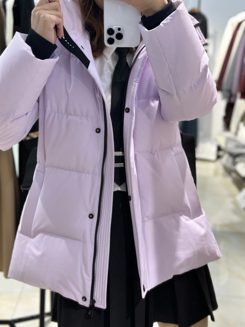 【可】新款冬季三防保暖简约百搭鹅绒服00052