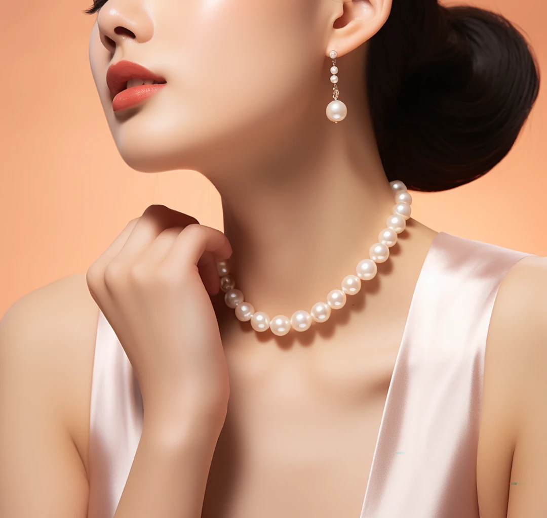 铜合金项链 531进口气质正圆高亮经典优雅百搭珠珠项链