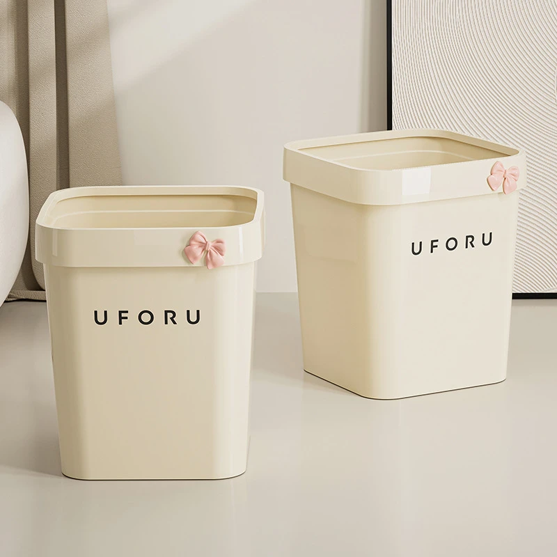 垃圾桶家用2024新款厨房卧室厕所卫生间高颜值客厅轻奢大号大容量