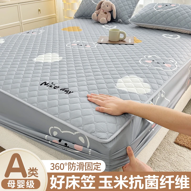 A类夹棉床笠单件加厚床单全包席梦思床垫套保护罩防尘罩2023新款