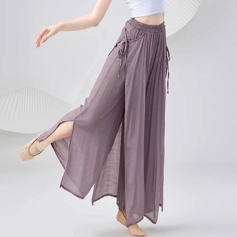 古典舞练功服女身韵飘逸中国风现代舞蹈古典舞服装仙气飘飘纱衣