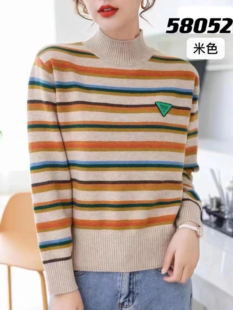 蕾莎短款套头毛衣舒适保暖