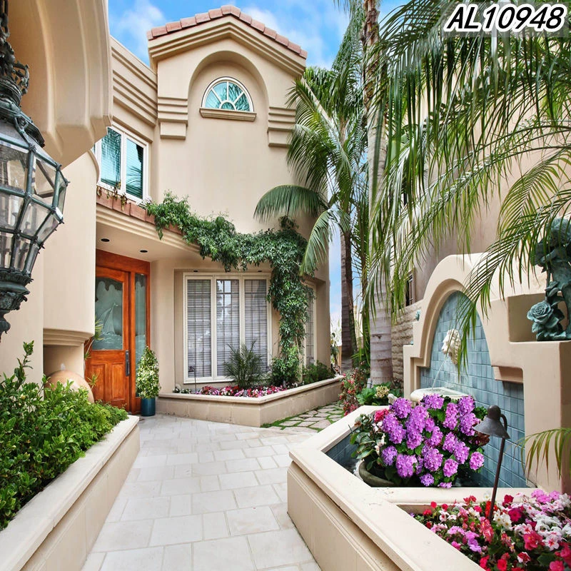 yy直播背景墙布视频直播间主播3d外景山水网红主播高档房屋背景布