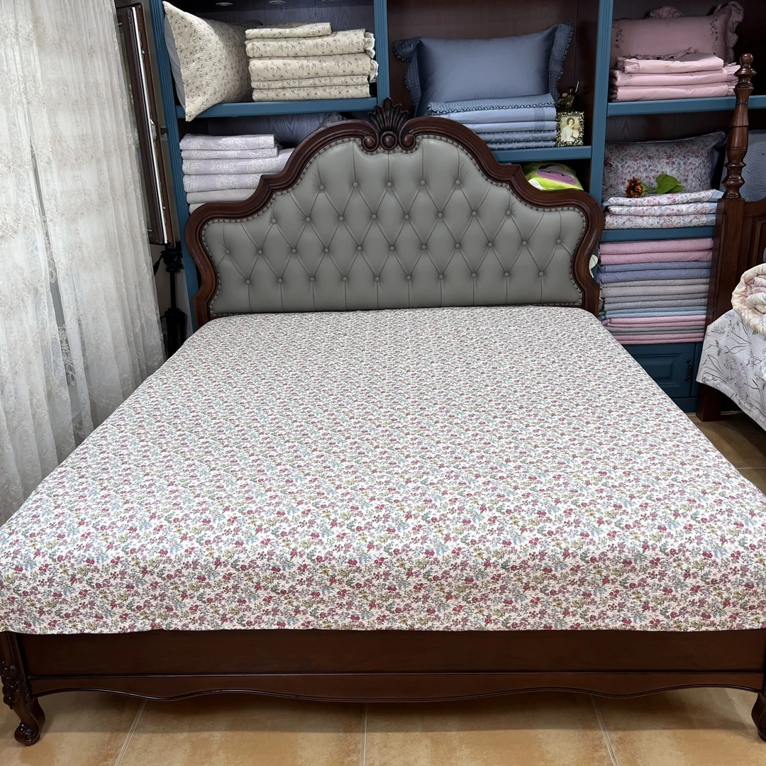 福利款平纹棉密绗小碎花/格子夹棉床盖尺寸2米×2.3米单床盖无枕套