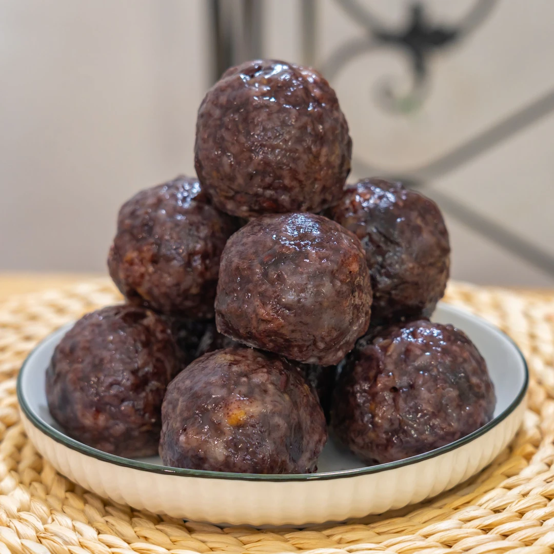 粘豆包红豆早餐包软糯可口香甜美味早餐代餐