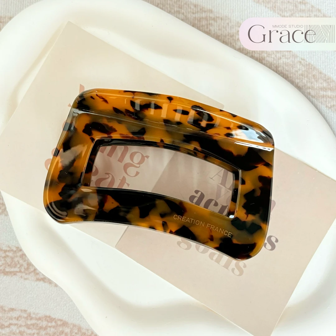 「旷野遐想」韩国醋酸24秋季新款大号鲨鱼夹盘发夹