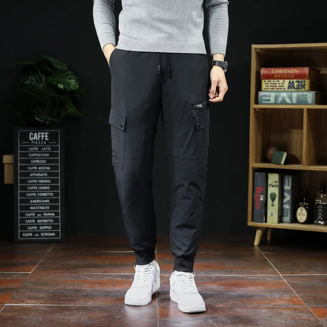 【90白鸭绒】男款潮流百搭工装羽绒裤