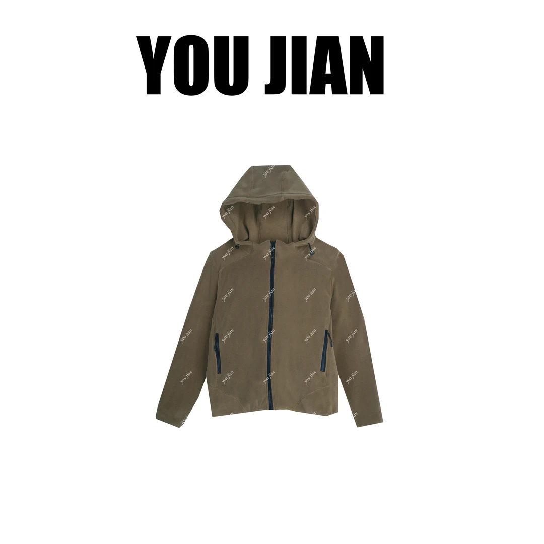 【暖宝宝】双面奥利绒保暖显瘦连帽外套好穿百搭