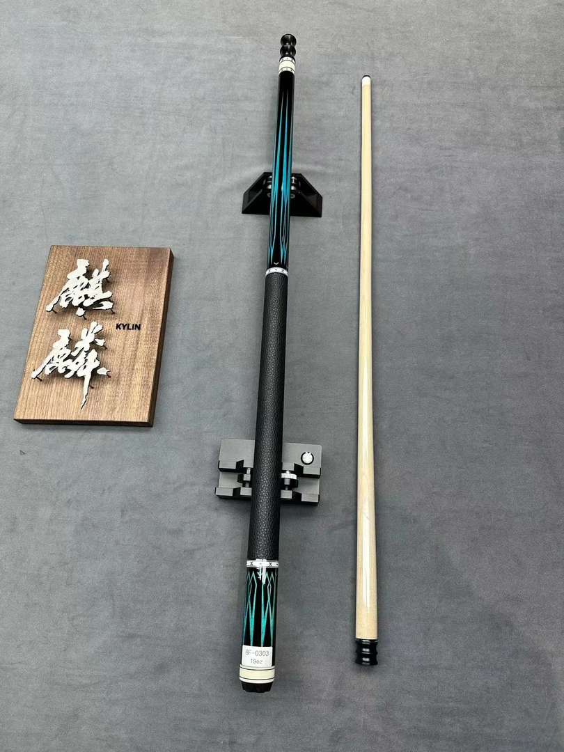 环球-0303 大头杆中式黑八花式九球专用球杆