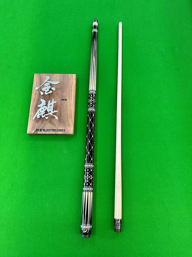 JF60-07光芒大头杆中式黑八花式九球专用球杆