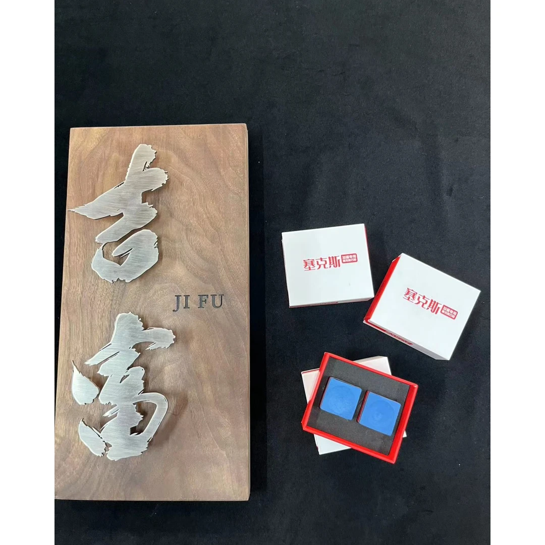 塞克斯巧克粉台球杆巧克粉擦皮头枪粉擦枪头粉