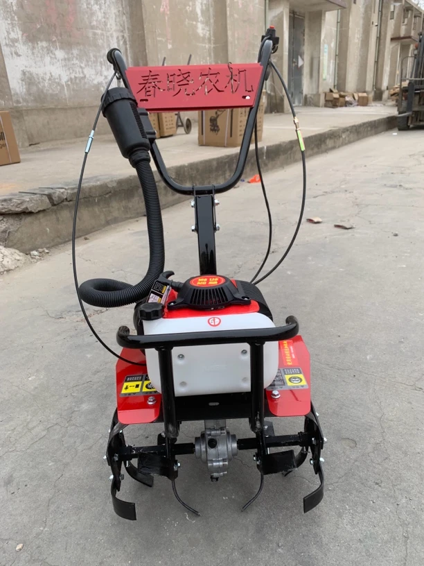 小型微耕机汽油小钢炮一机多用可锄草旋耕开沟的实用农机