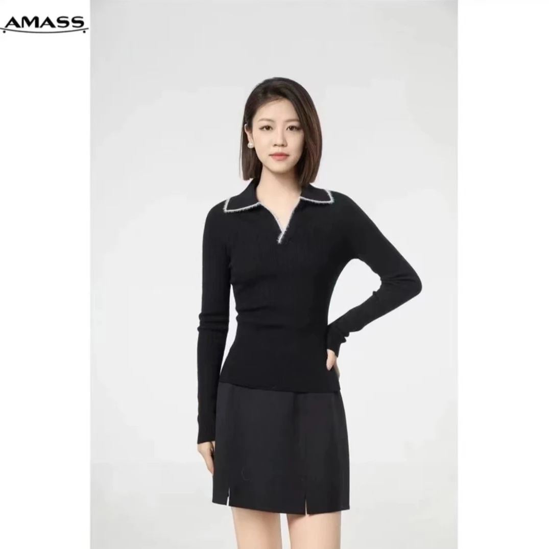 AMASS阿玛施时尚软糯套头针织衫5399635