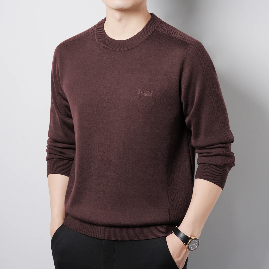 【运动风】男士秋冬加绒卫衣男款加厚长袖绵羊毛高档落肩圆领百搭