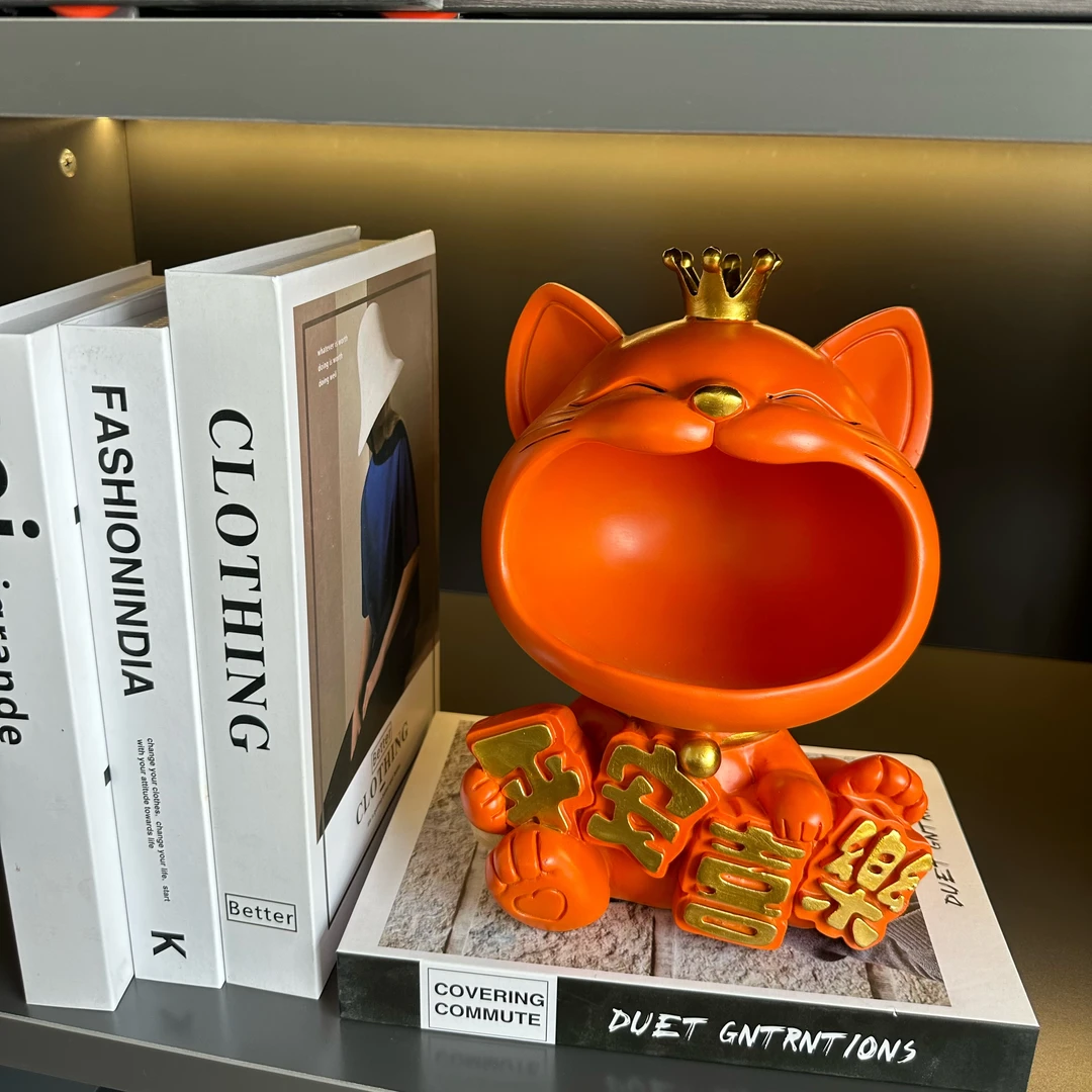 乔迁轻奢高档乔迁新居酒柜大嘴猫电视柜玄关大嘴猫平安喜乐1722