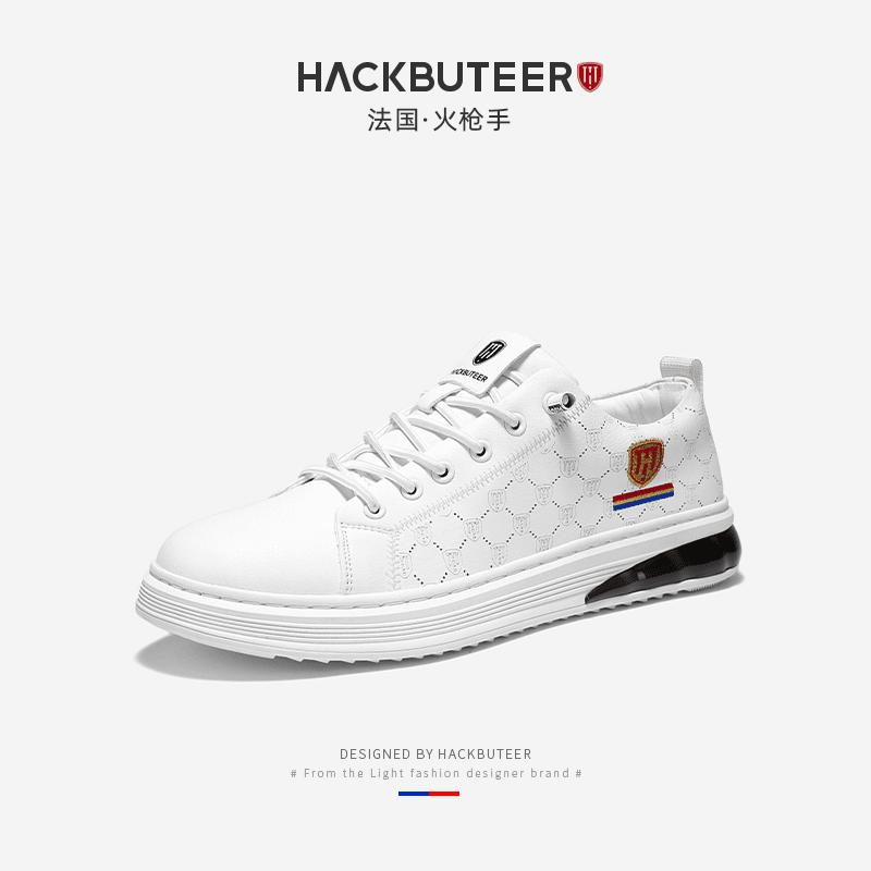 HACKBUTEER/火枪手四季纯手工 高端轻奢 高定联名款休闲鞋XY0019